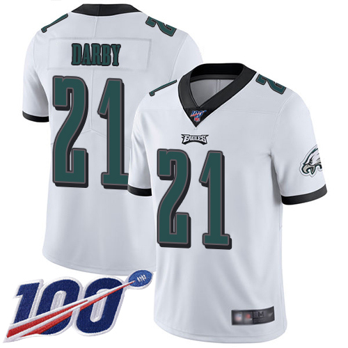 Men Philadelphia Eagles #21 Ronald Darby White Vapor Untouchable NFL Jersey Limited Player Season